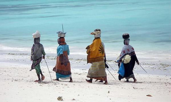 Frauen am Strand