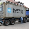 Der MAERSK-Container wird geliefert