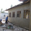 Newly plastered Islamic school