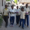 Some of the sponsored kids